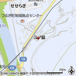 徳島県つるぎ町（美馬郡）貞光（江ノ脇）周辺の地図