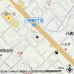 愛媛県今治市中寺608周辺の地図