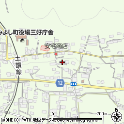 徳島県三好郡東みよし町昼間3219周辺の地図