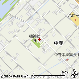 愛媛県今治市中寺853周辺の地図