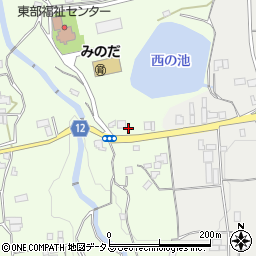 徳島県三好郡東みよし町昼間8周辺の地図