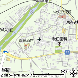 徳島県三好郡東みよし町昼間3741周辺の地図