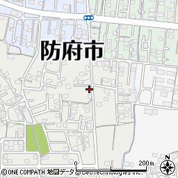 山口県防府市伊佐江198周辺の地図