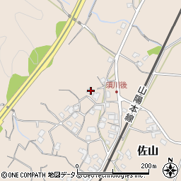 山口県山口市佐山3303周辺の地図