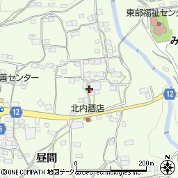 徳島県三好郡東みよし町昼間791周辺の地図