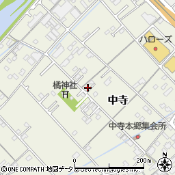 愛媛県今治市中寺880-9周辺の地図