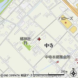 愛媛県今治市中寺880周辺の地図