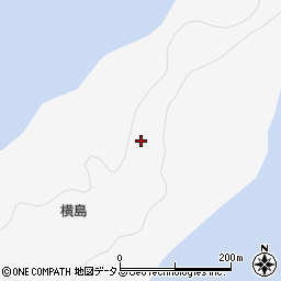広島県呉市倉橋町横島周辺の地図