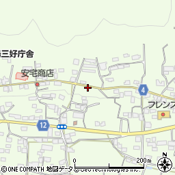 徳島県三好郡東みよし町昼間3340周辺の地図