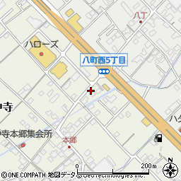 愛媛県今治市中寺612周辺の地図