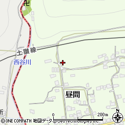 徳島県三好郡東みよし町昼間2835周辺の地図