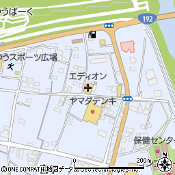 マナベ電機株式会社　エコ事業部・エディオンマナベ貞光店周辺の地図