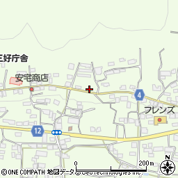 徳島県三好郡東みよし町昼間3612周辺の地図