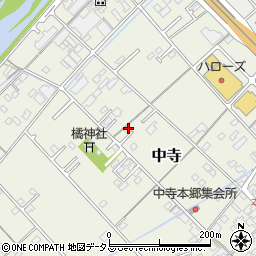 愛媛県今治市中寺880-8周辺の地図