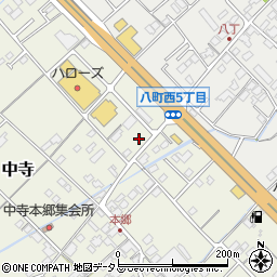 愛媛県今治市中寺957周辺の地図