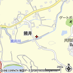 和歌山県有田郡有田川町熊井281周辺の地図