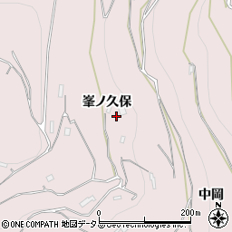 徳島県三好市池田町西山峯ノ久保2893周辺の地図
