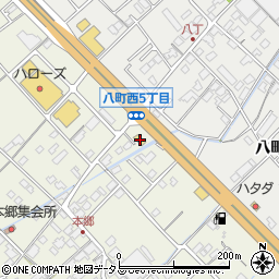 愛媛県今治市中寺610-1周辺の地図