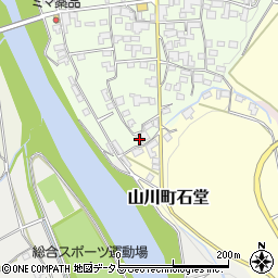 徳島県吉野川市山川町川東22周辺の地図