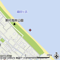 織田ケ浜周辺の地図