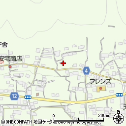 徳島県三好郡東みよし町昼間3592周辺の地図