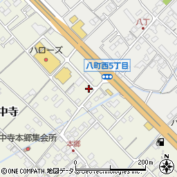 愛媛県今治市中寺957-6周辺の地図