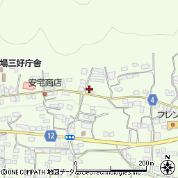 徳島県三好郡東みよし町昼間3613周辺の地図