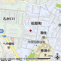 山口県防府市松原町5周辺の地図