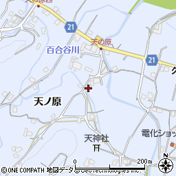 徳島県徳島市入田町天ノ原周辺の地図