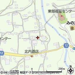徳島県三好郡東みよし町昼間797周辺の地図