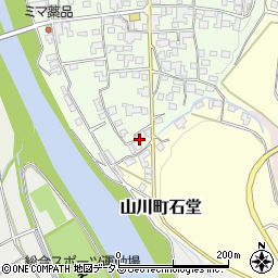 徳島県吉野川市山川町川東23周辺の地図