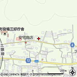 徳島県三好郡東みよし町昼間3646周辺の地図