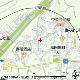 徳島県三好郡東みよし町昼間3727周辺の地図