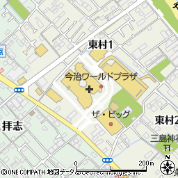 愛媛銀行ワールドプラザ ＡＴＭ周辺の地図