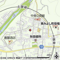 徳島県三好郡東みよし町昼間3072周辺の地図