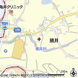 和歌山県有田郡有田川町熊井296周辺の地図