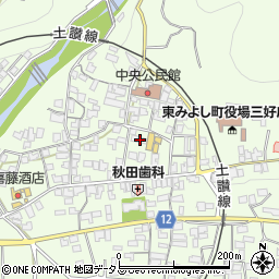 徳島県三好郡東みよし町昼間3694周辺の地図