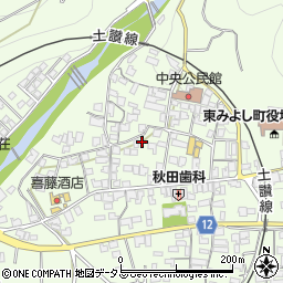 徳島県三好郡東みよし町昼間3731周辺の地図