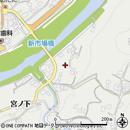 徳島県美馬市穴吹町穴吹市場周辺の地図