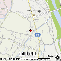 徳島県吉野川市山川町井上380周辺の地図