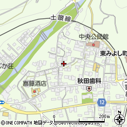 徳島県三好郡東みよし町昼間3726周辺の地図