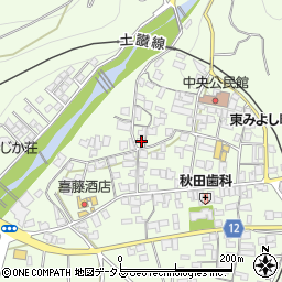 徳島県三好郡東みよし町昼間3725周辺の地図