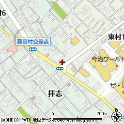 ガスト　今治東店周辺の地図