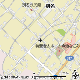 愛媛県今治市別名328周辺の地図
