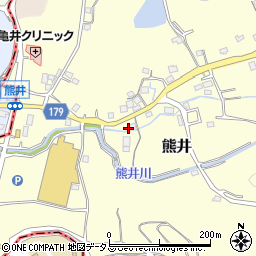 和歌山県有田郡有田川町熊井308周辺の地図