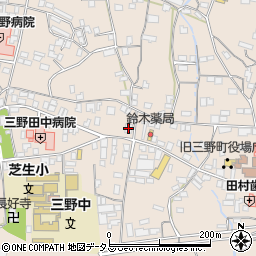 徳島大正銀行三野 ＡＴＭ周辺の地図
