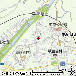 徳島県三好郡東みよし町昼間2724周辺の地図
