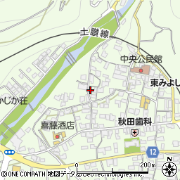 徳島県三好郡東みよし町昼間3723周辺の地図