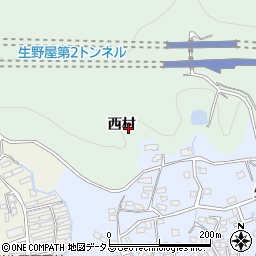 山口県下松市生野屋（西村）周辺の地図
