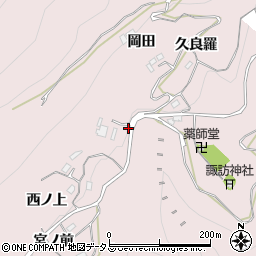 徳島県三好市池田町西山東内周辺の地図